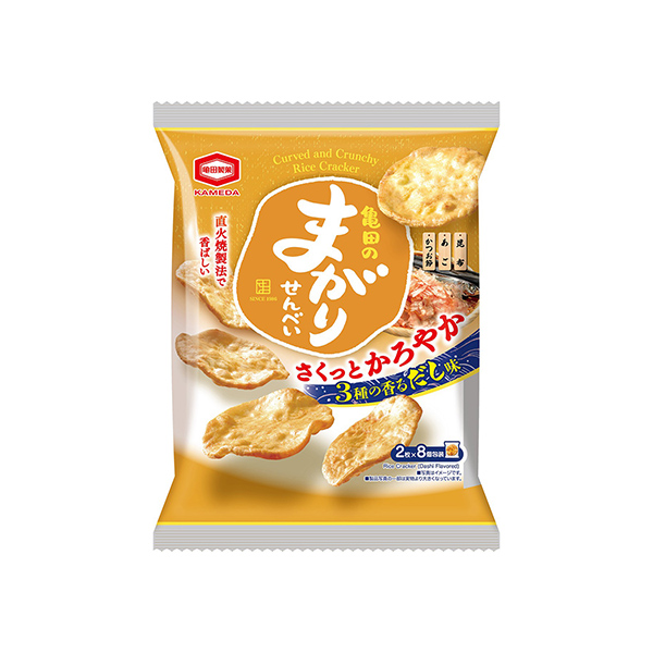 亀田のまがりせんべい　＜3種の香るだし味＞（亀田製菓）2025年10月6日発…