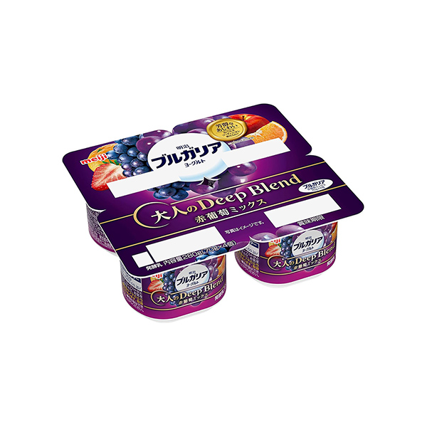 明治ブルガリアヨーグルト　大人のDeep　Blend＜赤葡萄ミックス＞（明治…