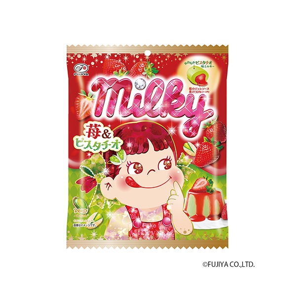 ミルキー＜苺＆ピスタチオ＞（不二家）2025年11月4日発売