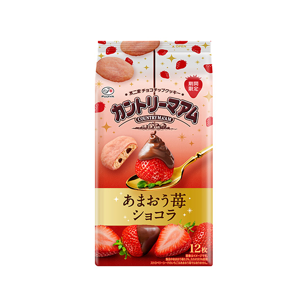 カントリーマアム＜あまおう苺ショコラ＞（不二家）2025年11月11日発売