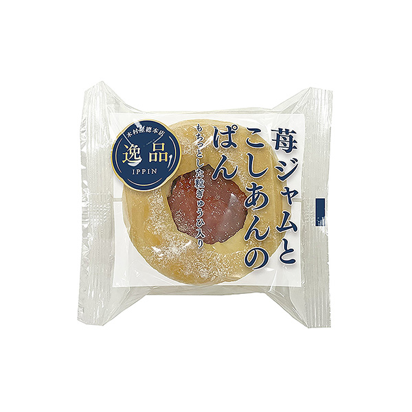 苺ジャムとこしあんのぱん（木村屋總本店）2025年11月1日発売