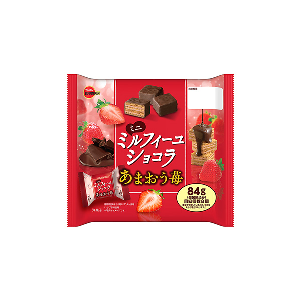ミニミルフィーユショコラ＜あまおう苺＞（ブルボン）2025年11月18日発売
