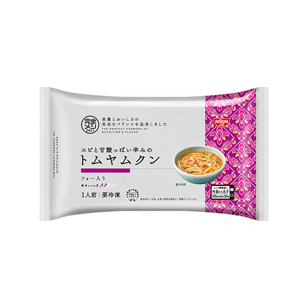 冷凍　完全メシ　DELI＜エビと甘酸っぱい辛みのトムヤムクン＞（日清食品）2…