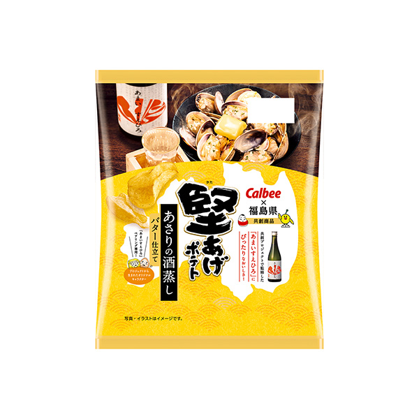 堅あげポテト＜あさりの酒蒸しバター仕立て＞（カルビー）2025年10月27日…