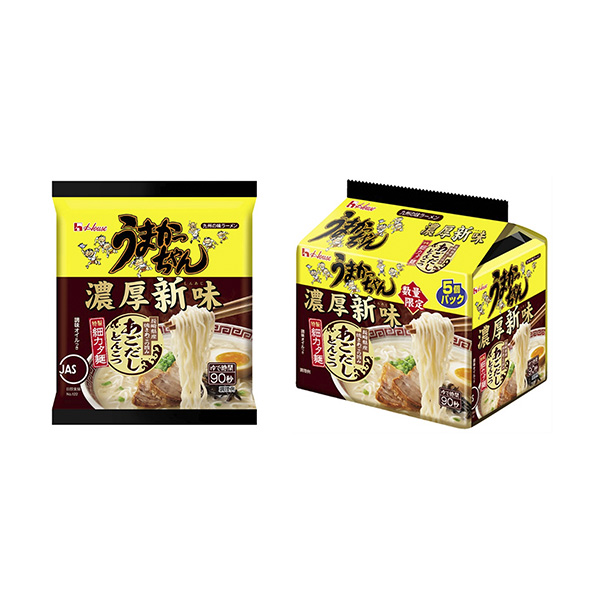 うまかっちゃん　濃厚新味　＜あごだしとんこつ＞（ハウス食品）2025年11月…
