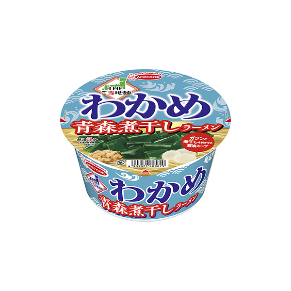 THE　ご当地麺×わかめ　＜青森煮干しラーメン＞（エースコック）2025年1…