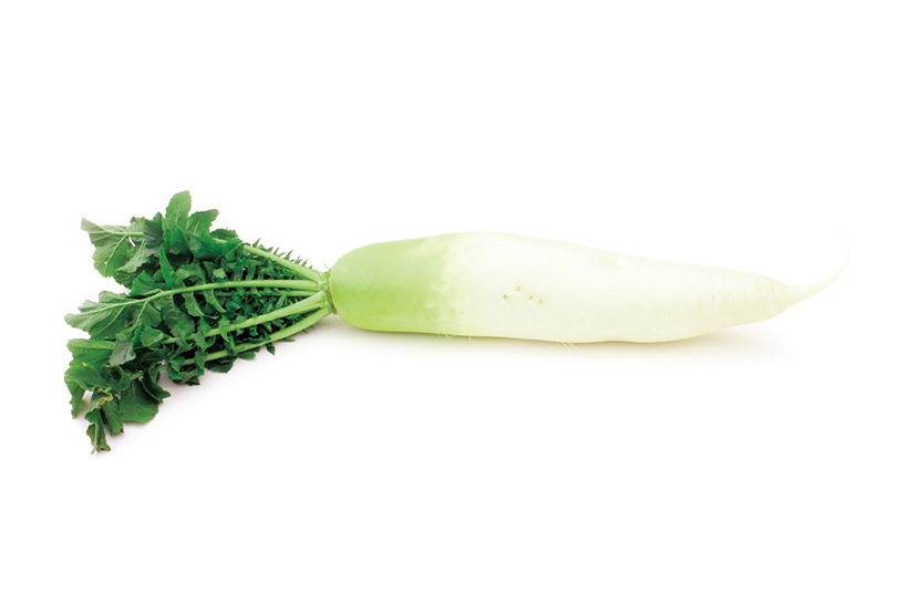 野菜果物で一皿のサプライズ:大根