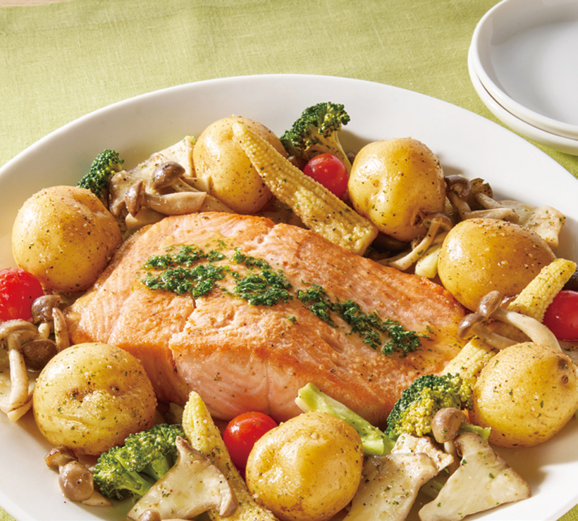 ボリューミーなアヒージョ