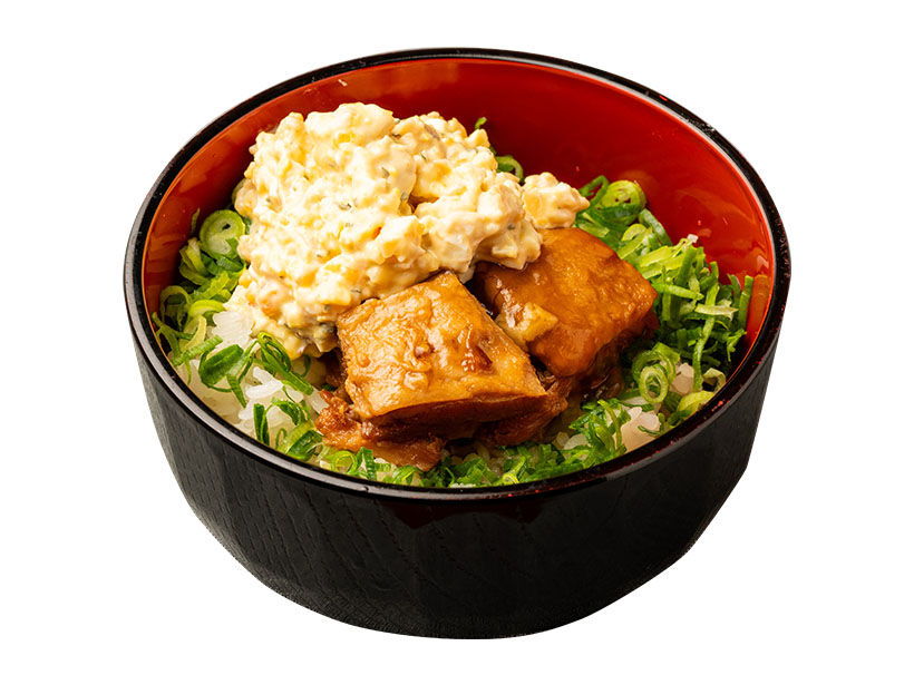 繁盛店のまかない：トッピング用のタルタルソースを使用