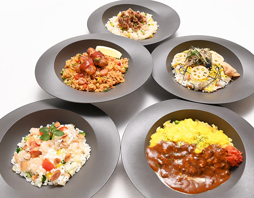 SFCとUSAライス連合会、カルローズ使用の5種　「雨晴食堂」で日替わり提供