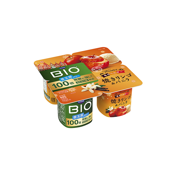 ダノン　ビオ　ヨーグルト＜焼きリンゴ&バニラ＞（ダノンジャパン）20&hellip;