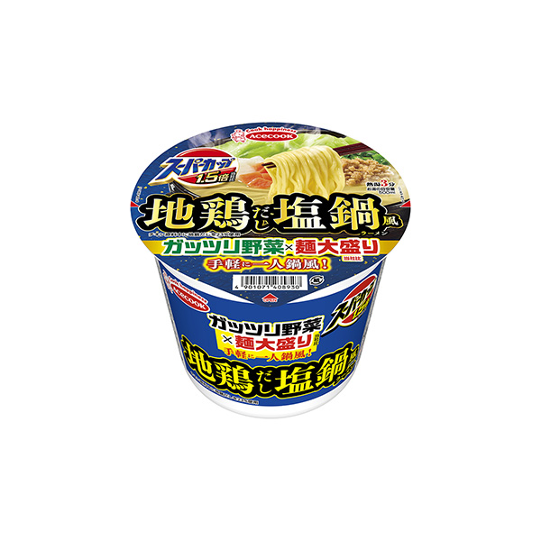 スーパーカップ　1.5倍　＜地鶏だし塩鍋風ラーメン＞（エースコック）2025&hellip;