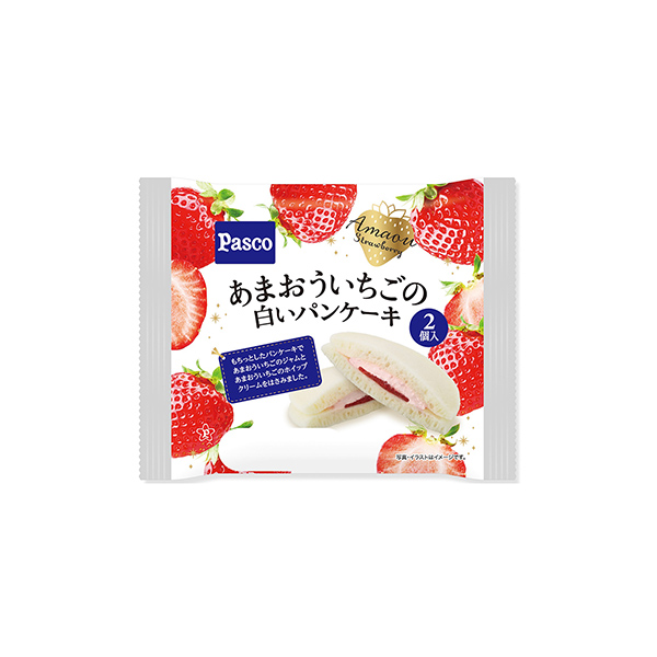 あまおういちごの白いパンケーキ（敷島製パン）2025年12月1日発売