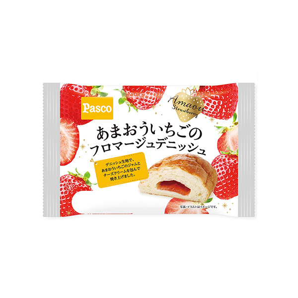 あまおういちごのフロマージュデニッシュ（敷島製パン）2025年12月1日発売