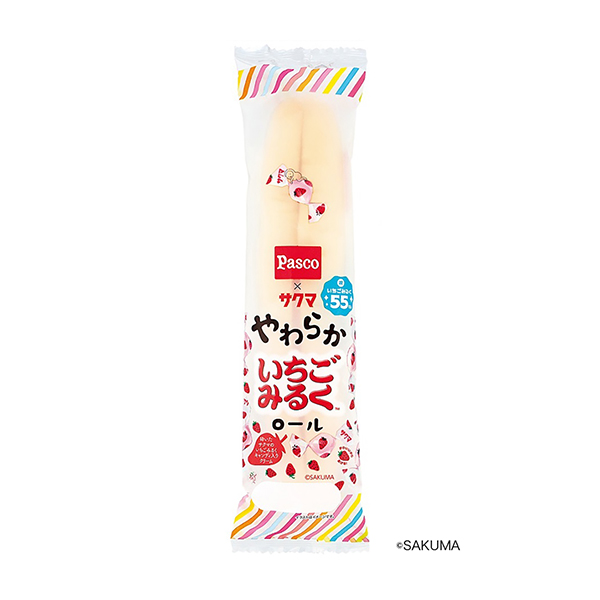 やわらか　＜いちごみるく＞　ロール（敷島製パン）2025年12月1日発売