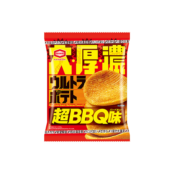 ウルトラポテト＜超BBQ味＞（亀田製菓）2025年12月9日発売