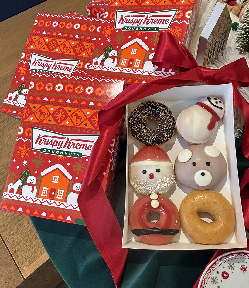 クリスピー・クリーム・ドーナツ・ジャパン、X'mas限定ドーナツ　遊び心ある…