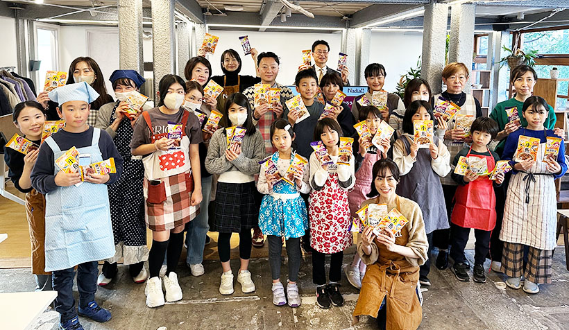 大森屋、「和食の日」に料理教室開催　10組20人の親子参加