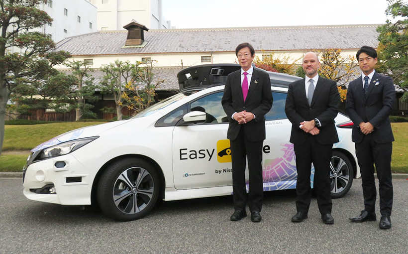 灘五郷酒造組合ら、灘五郷で自動運転実証　新たな観光コンテンツへ