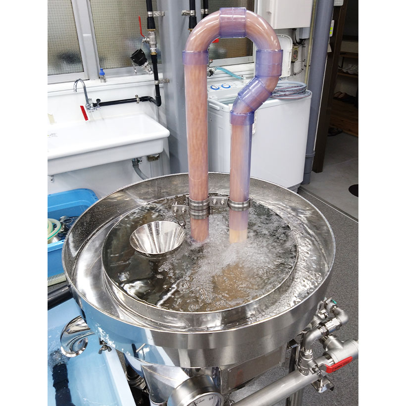 吉崎特殊工機「AIR FEEL WASHER」　粒状原料を精密洗浄　高付加価…