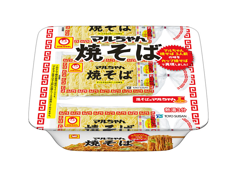 即席麺特集：東洋水産　「マルちゃん焼そば」通年化でカップ麺好調