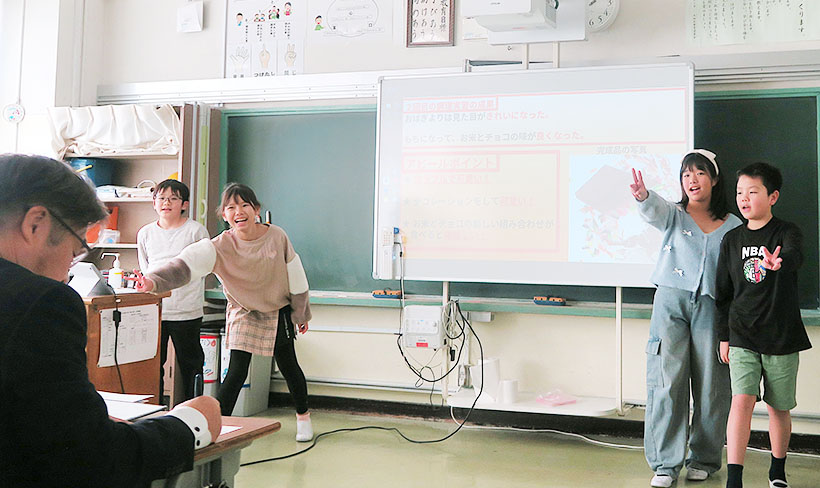 テーブルマーク、大田区出雲小で食育授業　災害食にパックご飯