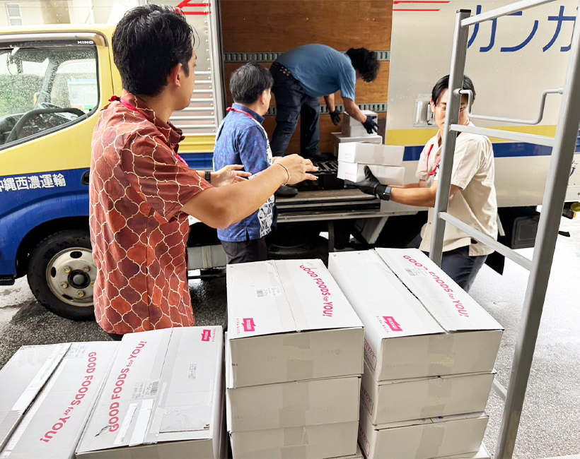 ニッスイ、子ども支援に参画　物資届きにくい沖縄へ発送