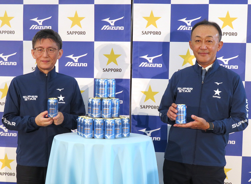 【速報】スポーツシーンのノンアルビール　サッポロビール、ミズノが共同開発
