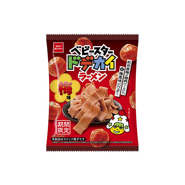 ベビースタードデカイラーメン　＜梅味＞（おやつカンパニー）2025年12月2&hellip;