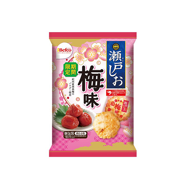 瀬戸しお　＜梅味＞（栗山米菓）2026年1月12日発売