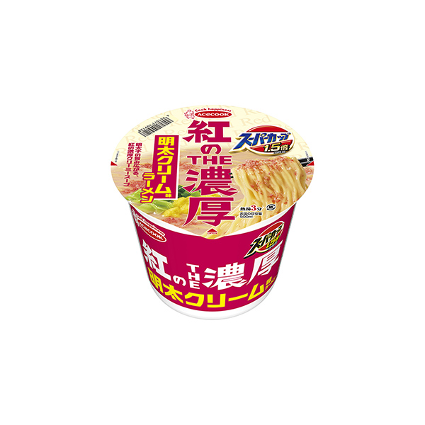 スーパーカップ1.5倍＜紅のTHE濃厚　明太クリーム味ラーメン＞（エースコッ&hellip;