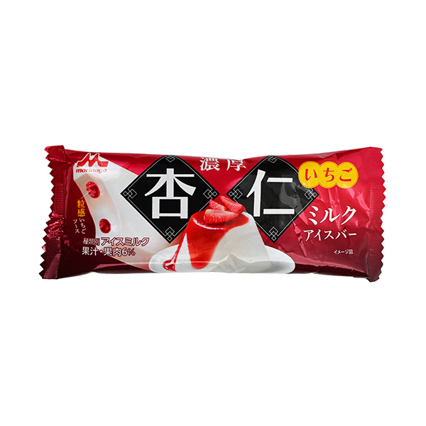 濃厚杏仁ミルクアイスバー いちご（森永乳業）2025年12月16日発売