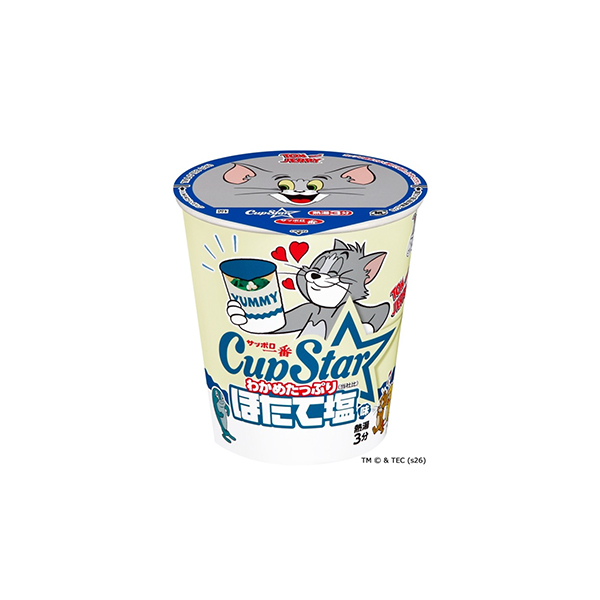 サッポロ一番　カップスター　＜ほたて塩味＞　トムとジェリー限定パッケージ（サ&hellip;