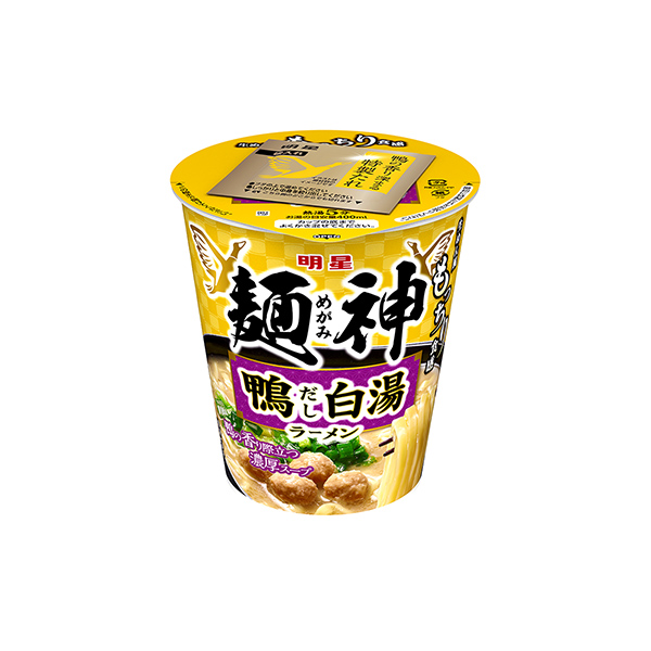 明星　麺神カップ＜鴨だし白湯＞ラーメン（明星食品）2026年1月5日発売
