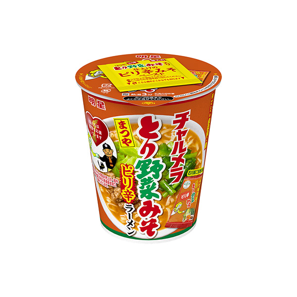 明星　チャルメラカップ＜とり野菜みそピリ辛ラーメン＞（明星食品）2026年1&hellip;