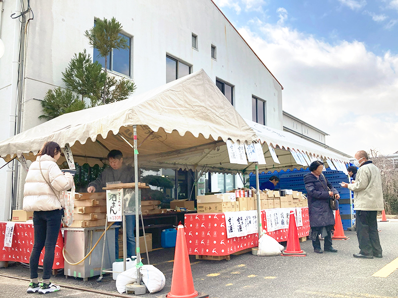 辰馬本家酒造、きょうから3日間　恒例の「白鹿えびす市」開催