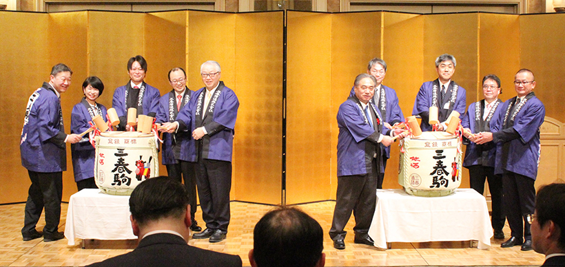 東北食品業界新年交礼会開催　課題解決に3層協力