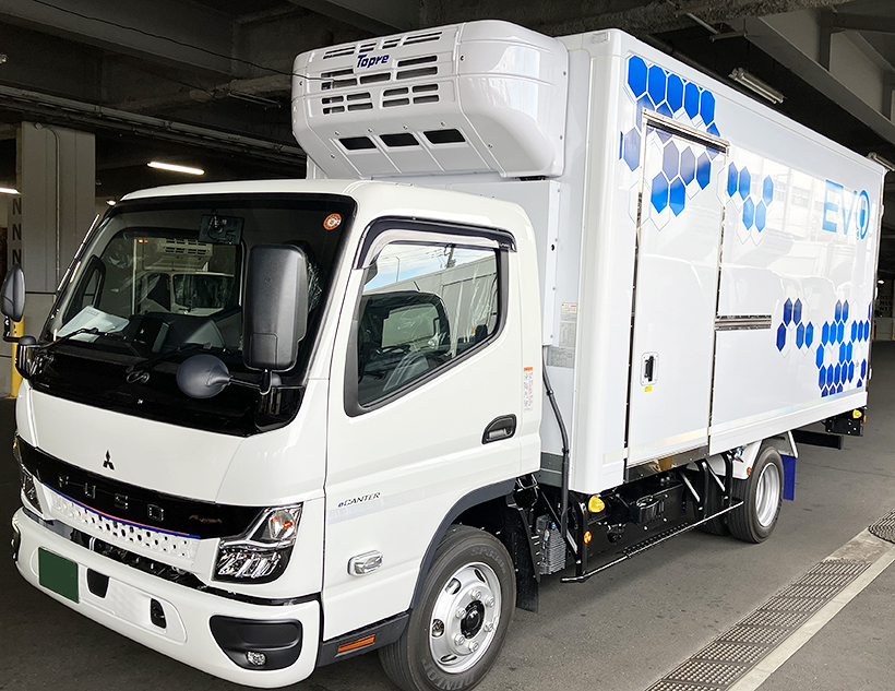 三菱食品、ローソン向けチルド配送　EVトラック導入