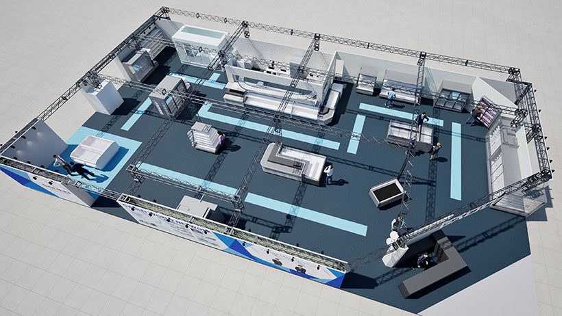 フクシマガリレイ、ショーケースなど多数展示　SMTSで
