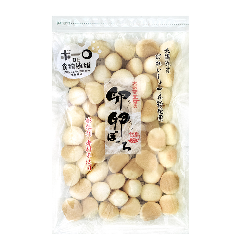 【速報】大阪前田製菓、「ボーロ」に食物繊維確認