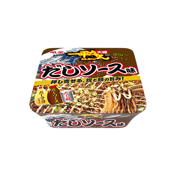 明星　一平ちゃん夜店の焼そば　大盛　＜だしソース味＞（明星食品）2026年2&hellip;
