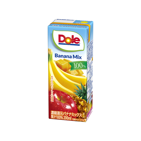 Dole＜バナナミックス100％＞（雪印メグミルク）2026年3月31日発売