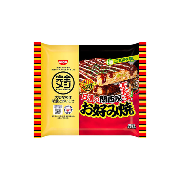 冷凍　完全メシ　日清の関西風お好み焼　ぶた玉（日清食品冷凍）2026年3月1&hellip;