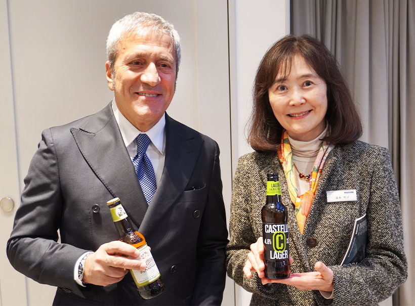 モンテ物産、東京で試飲会　伊ビッラ・カステッロビールが日本初上陸