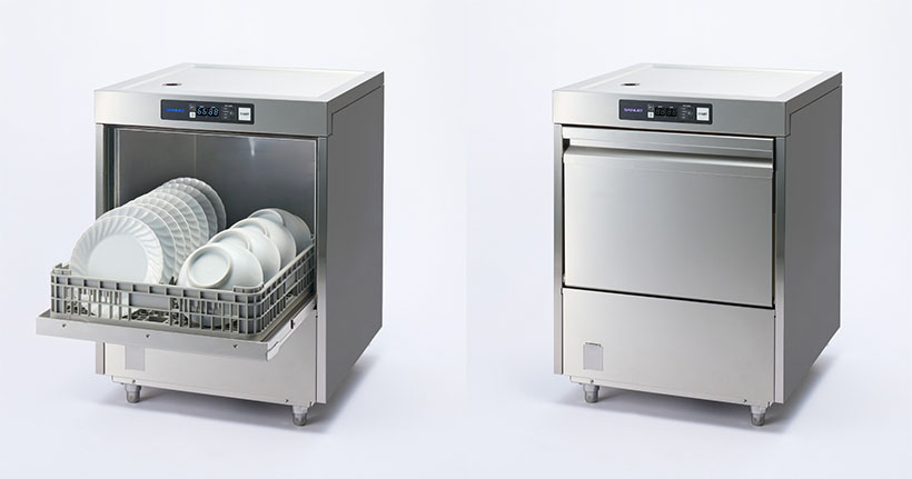 日本洗浄機、小型自動食器洗浄機を受注開始　高い洗浄力と節水