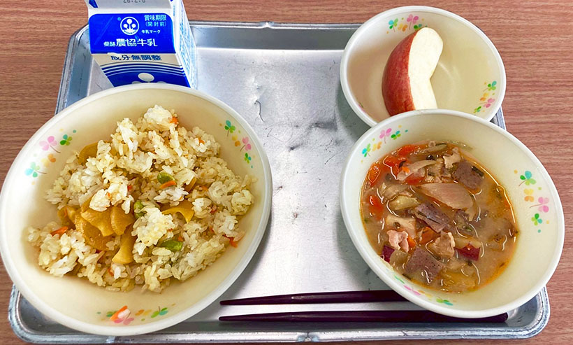 九州新進、「つぼ漬の日」に合わせ　地元小中給食用に提供