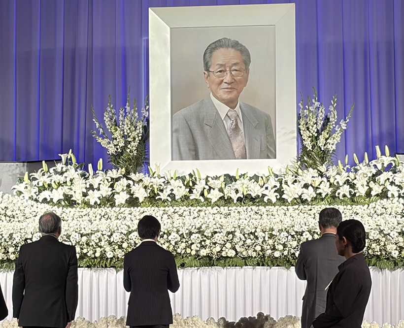 故・荒木一郎氏（長崎堂特別顧問）お別れの会