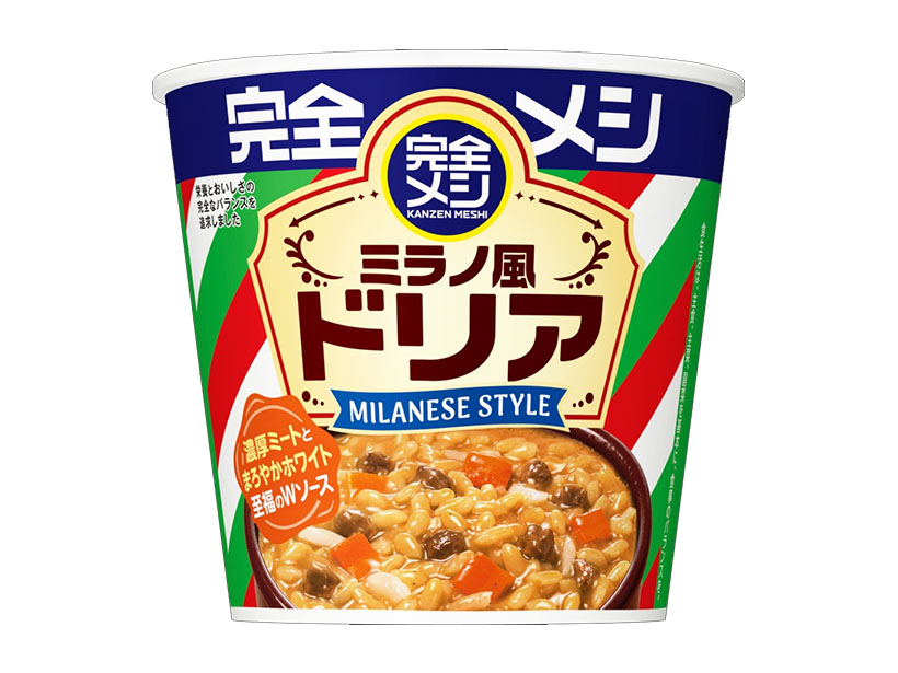 日清食品、「完全メシ」にミラノ風ドリア追加