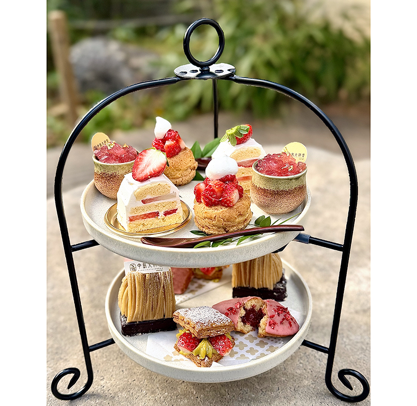 中島大祥堂、丹波イチゴ味わう　多彩な春スイーツ展開