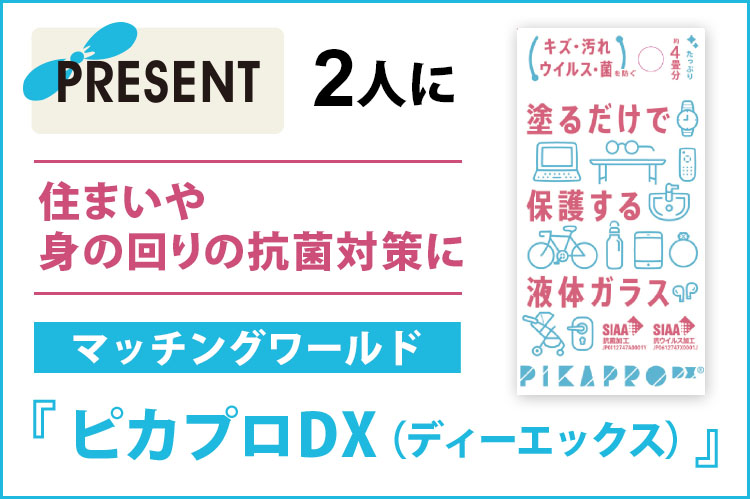 プレゼント：マッチングワールド「ピカプロDX（ディーエックス）」を2人に